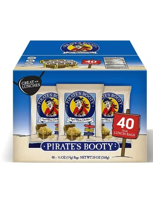 Pirate's Booty Aged White Cheddar Puffs, 0.5 oz., 40 pk.