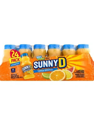 SunnyD Tangy Original Orange Flavored Citrus Punch, 6.75 fl. oz., 24 pk.