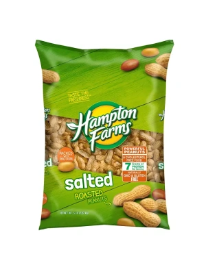 Hampton Farms Salted In-Shell Peanuts, 5 lbs.