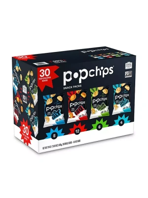 Pop chips Variety Pack Chips, 0.8 oz., 30 pk.