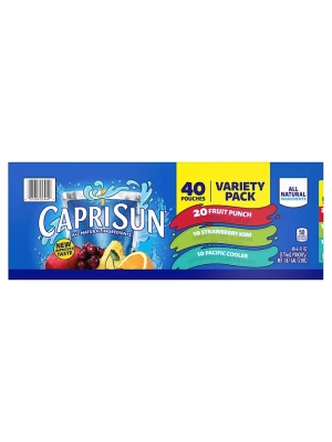 Capri Sun Variety Pack 6 fl. oz. pouches, 40 pk.