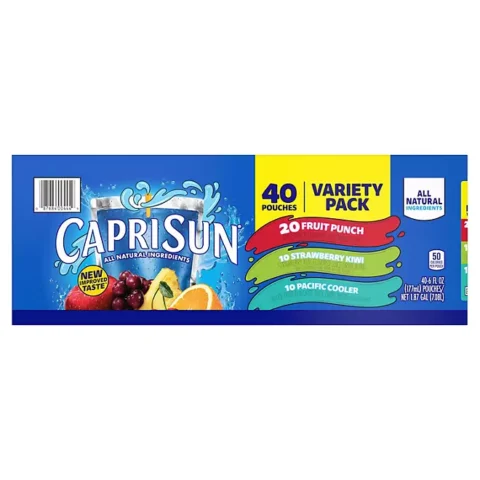 Capri Sun Variety Pack 6 fl. oz. pouches, 40 pk.