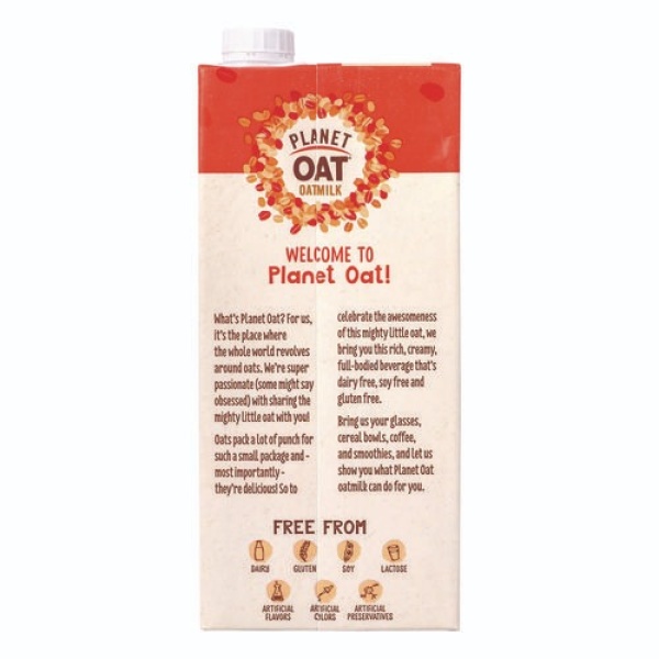 Original Oat Milk Cartons, 32 oz Carton, 6/Carton