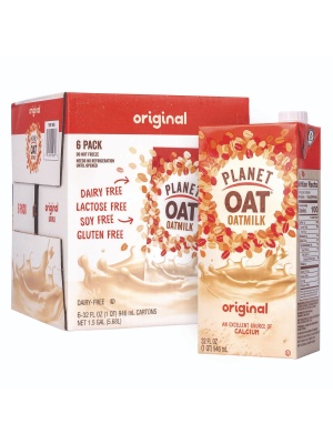 Original Oat Milk Cartons, 32 oz Carton, 6/Carton