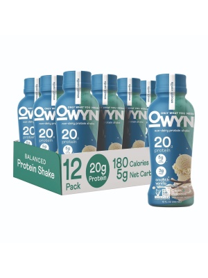 20 g Protein Drink, Vanilla, 12 oz Bottle, 12/Carton