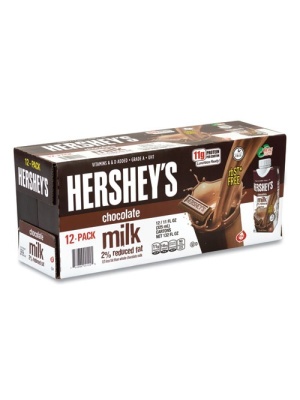 2% Reduced Fat Chocolate Milk, 11 oz, 12/Carton