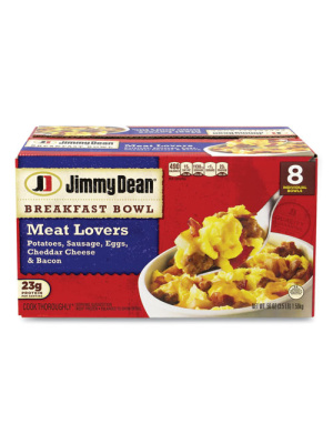 Breakfast Bowl Meat Lovers, 7 oz, 8/Carton