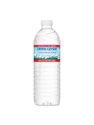 Natural Alpine Spring Water, 16.9 oz Bottle, 35/Carton